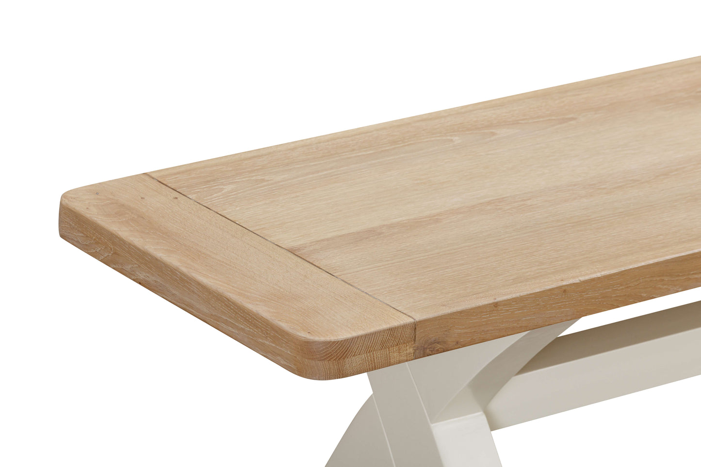 114-35 Foxington Painted Cross Leg Bench