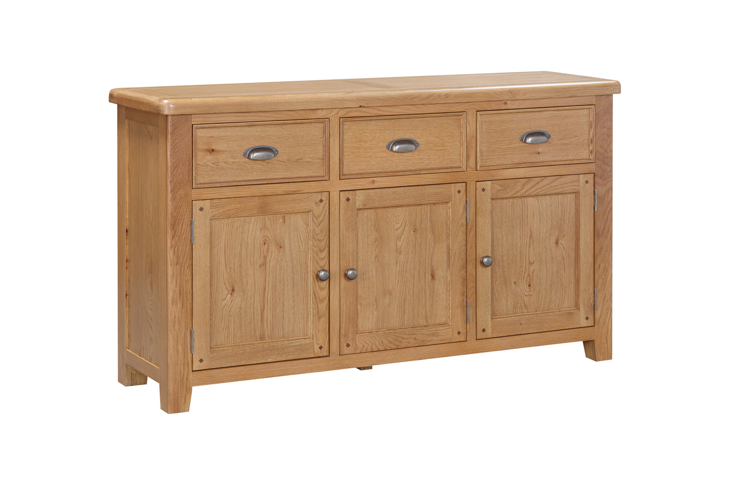 160-09 Kingsbury Oak 3 Door Sideboard