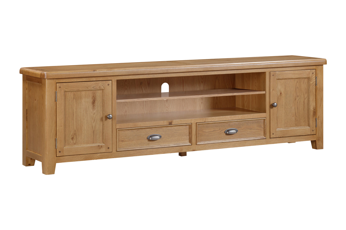 160-12 Kingsbury Oak Extra Large TV Unit (base only)