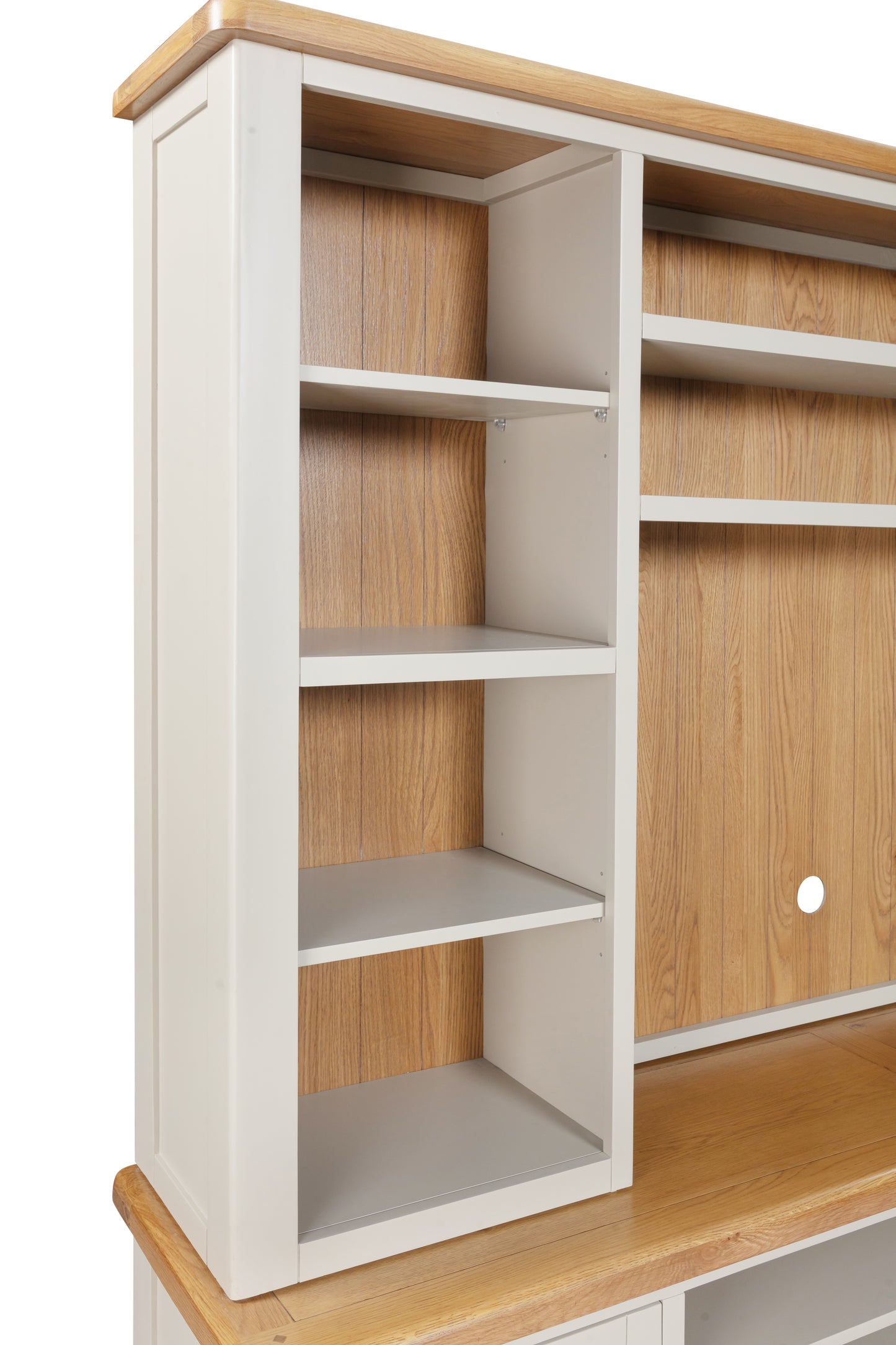 170-13 Kingsbury Painted Media Bookcase Top for TV Unit