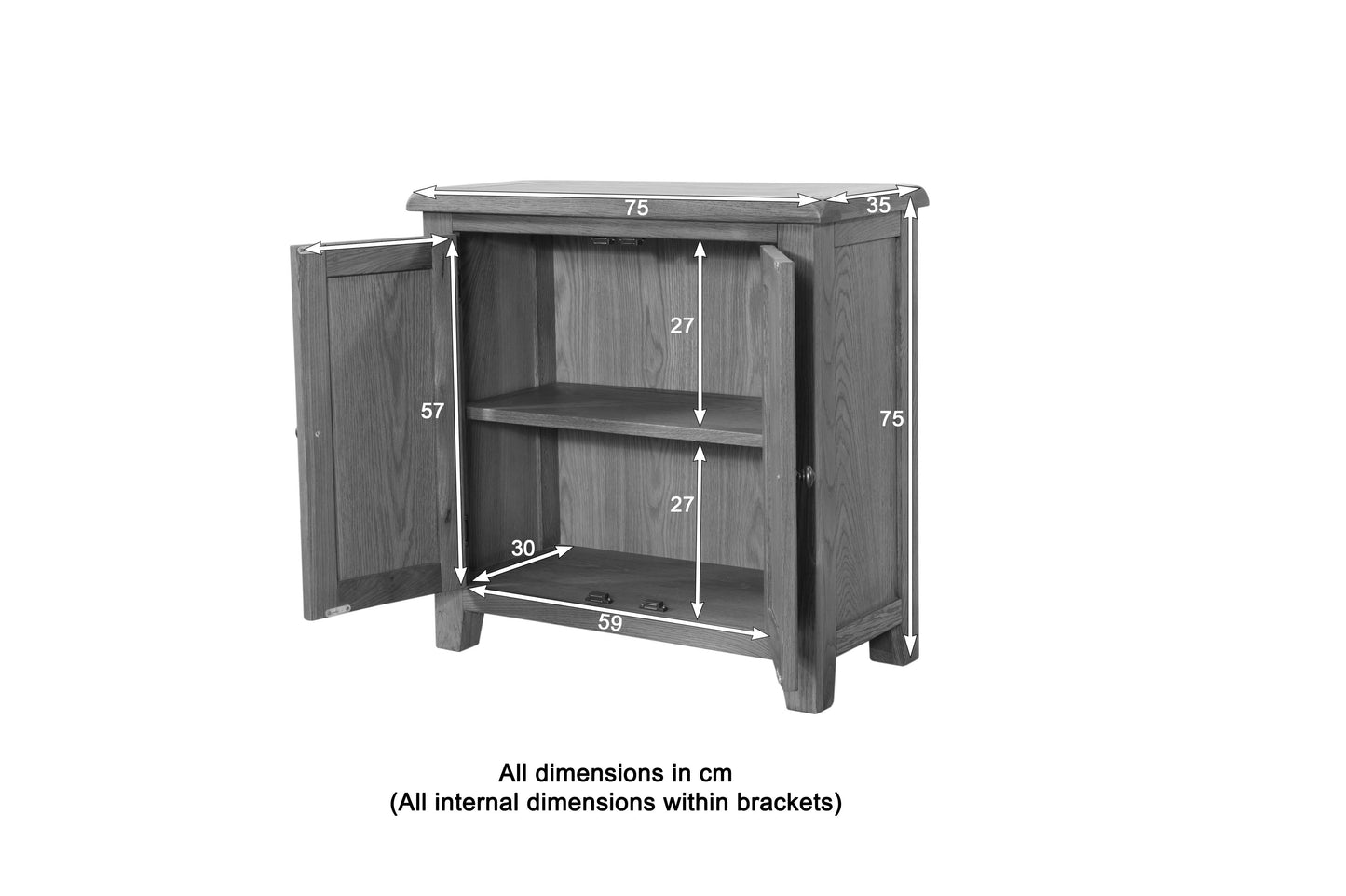 25-11 Shrewsbury Small Cabinet with 2 Doors