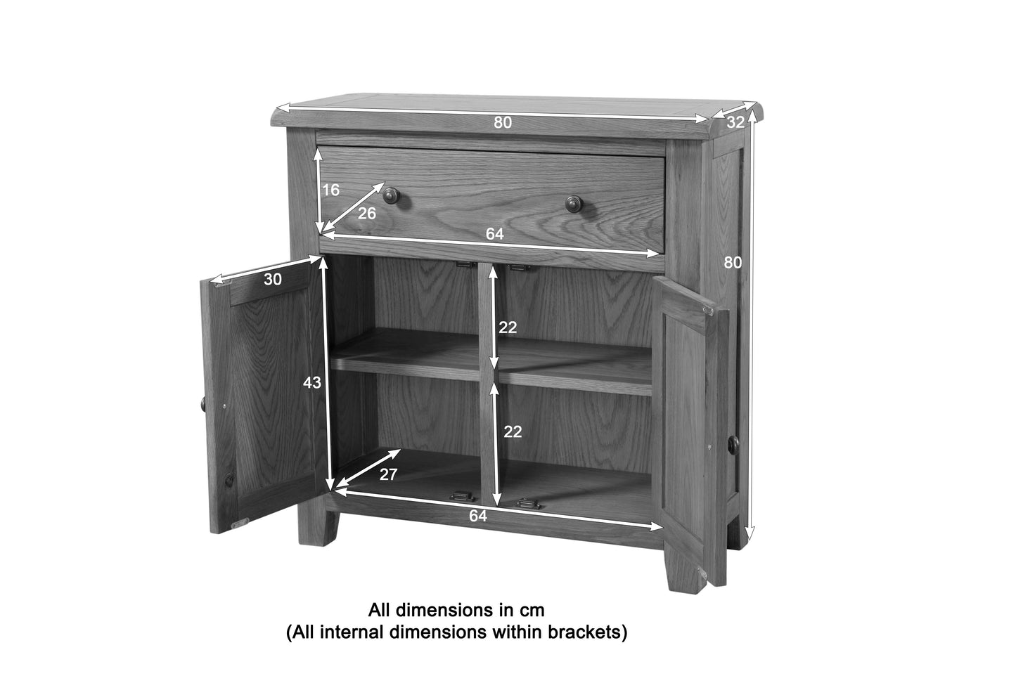 25-17 Shrewsbury Compact Sideboard