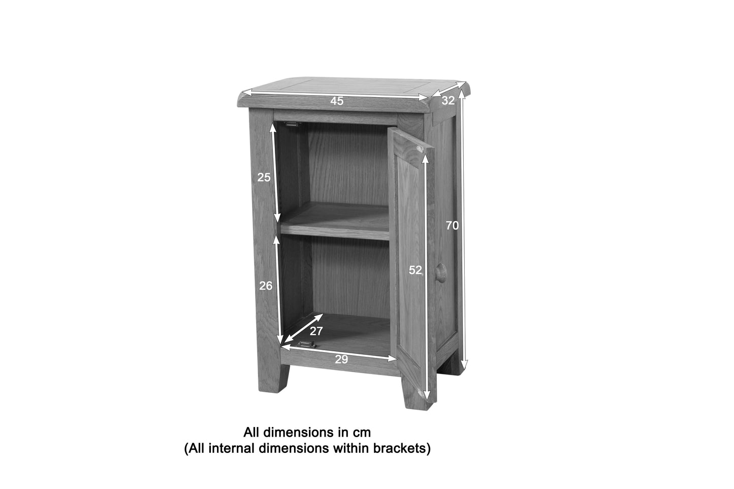 25-20 Shrewsbury Small Cabinet with 1 Door