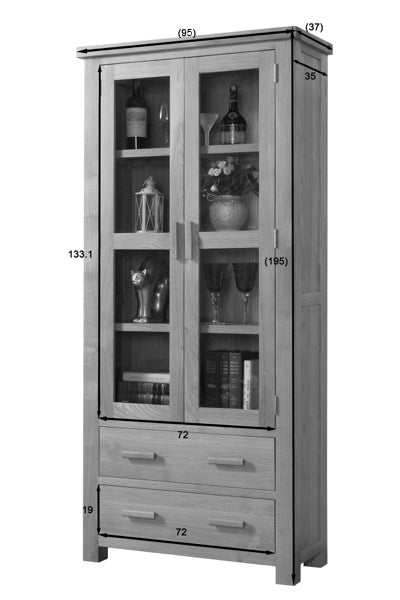 58-15 Valencia Large Display Cabinet