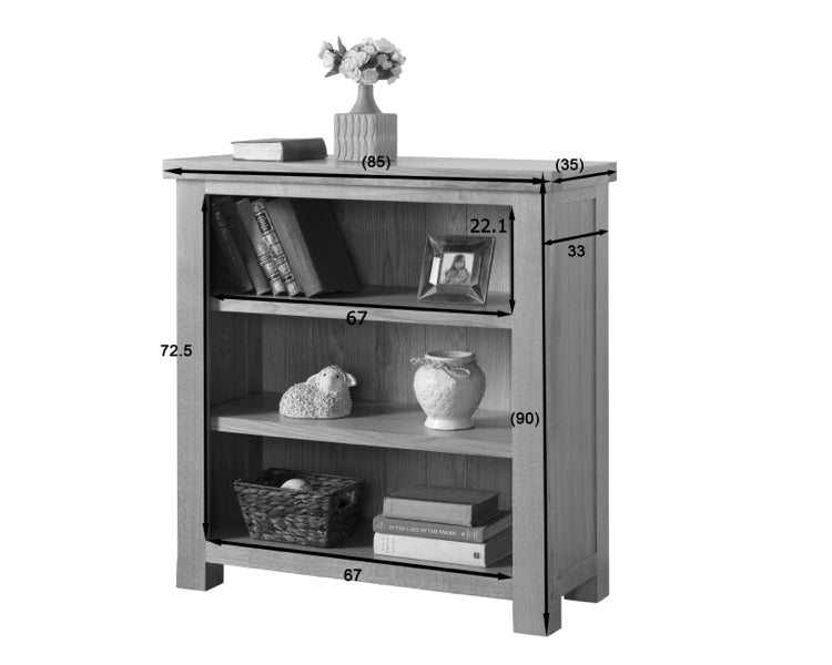 58-17 Valencia Low Bookcase