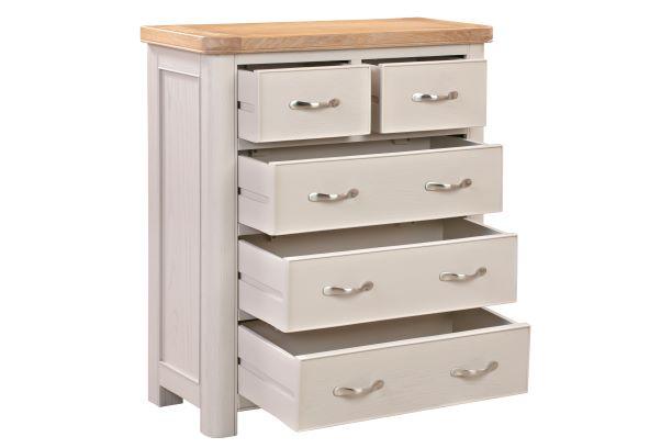 84-20 Chatsworth Painted 2 Over 3 Chest of Drawers