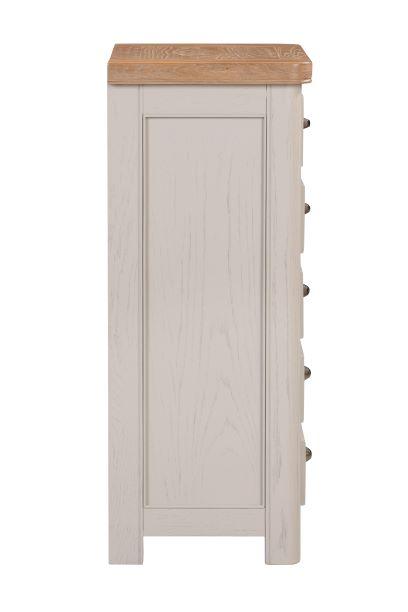 84-22 Chatsworth Painted Tall Chest with 5 Drawers