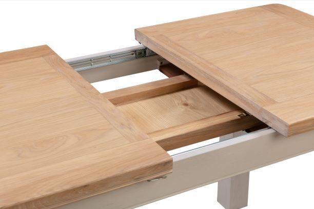 84-39 Chatsworth Painted 120/153cm Extending Dining Table