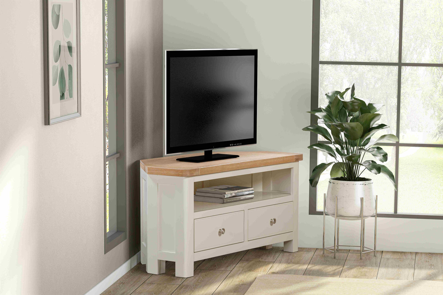 114-18 Foxington Painted Corner TV Unit