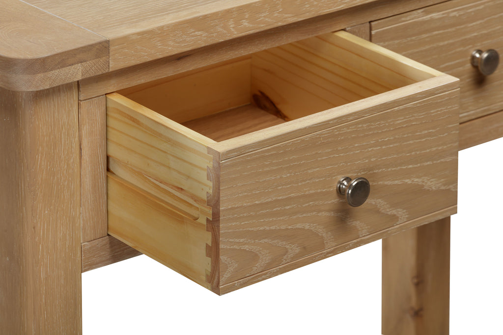 144-24 Foxington Oak 2 Drawer Console Table