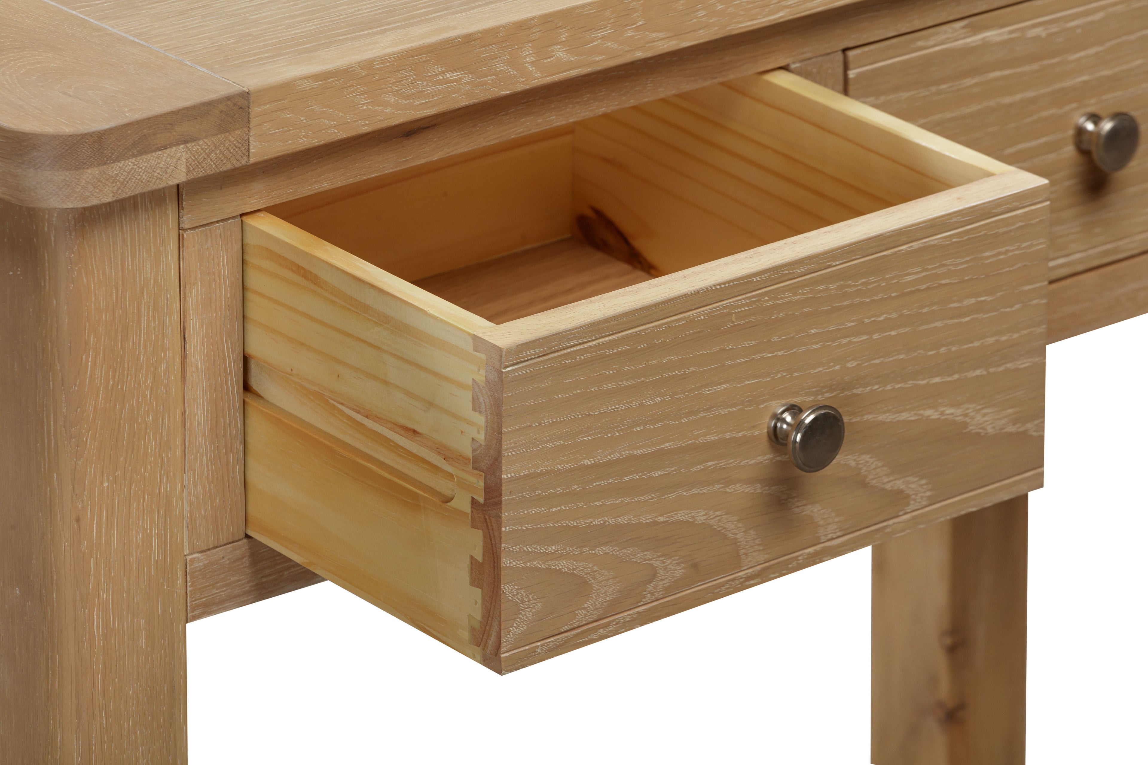 144-24 Foxington Oak 2 Drawer Console Table
