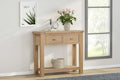 144-24 Foxington Oak 2 Drawer Console Table