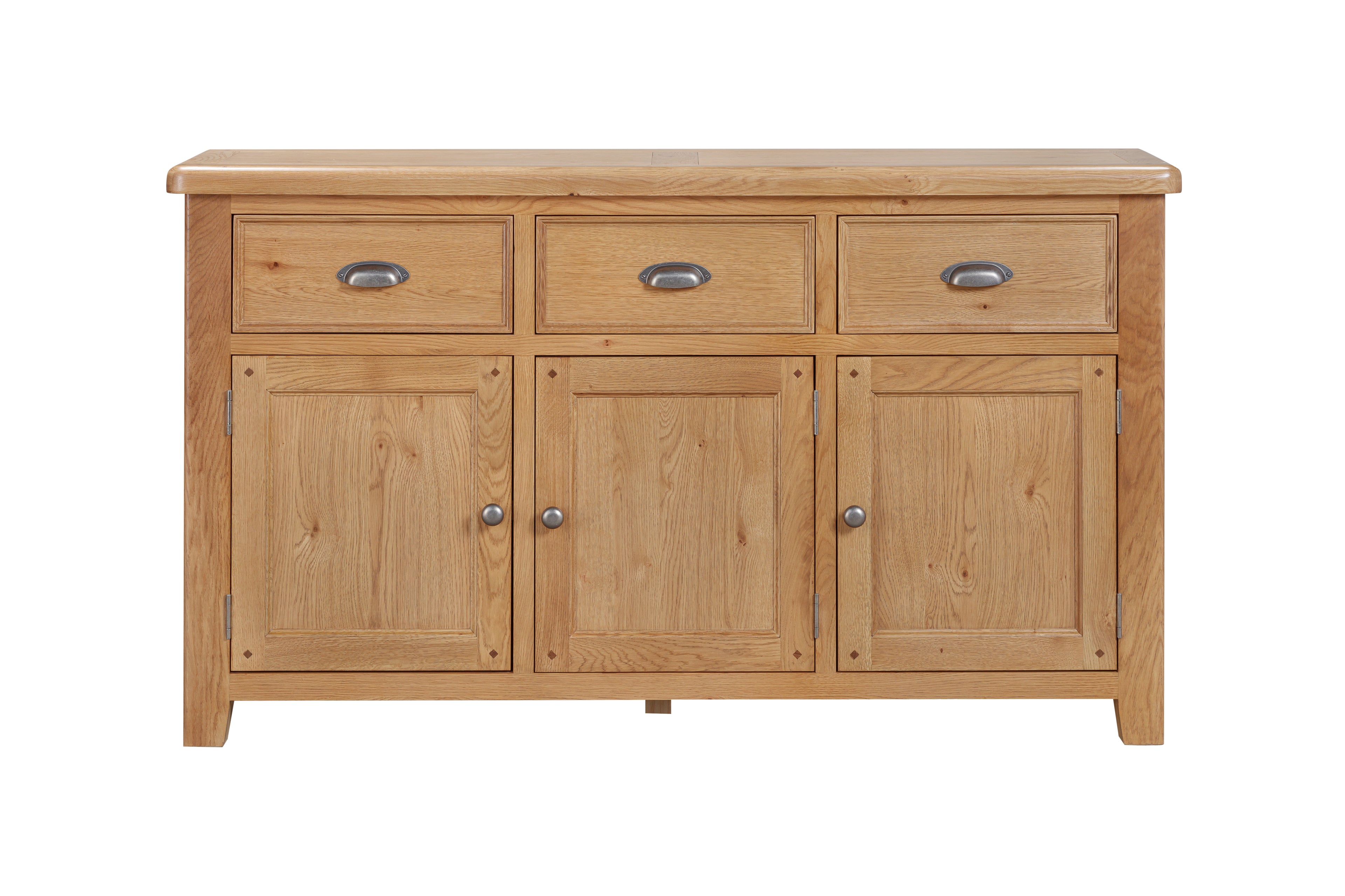 160-09 Kingsbury Oak 3 Door Sideboard