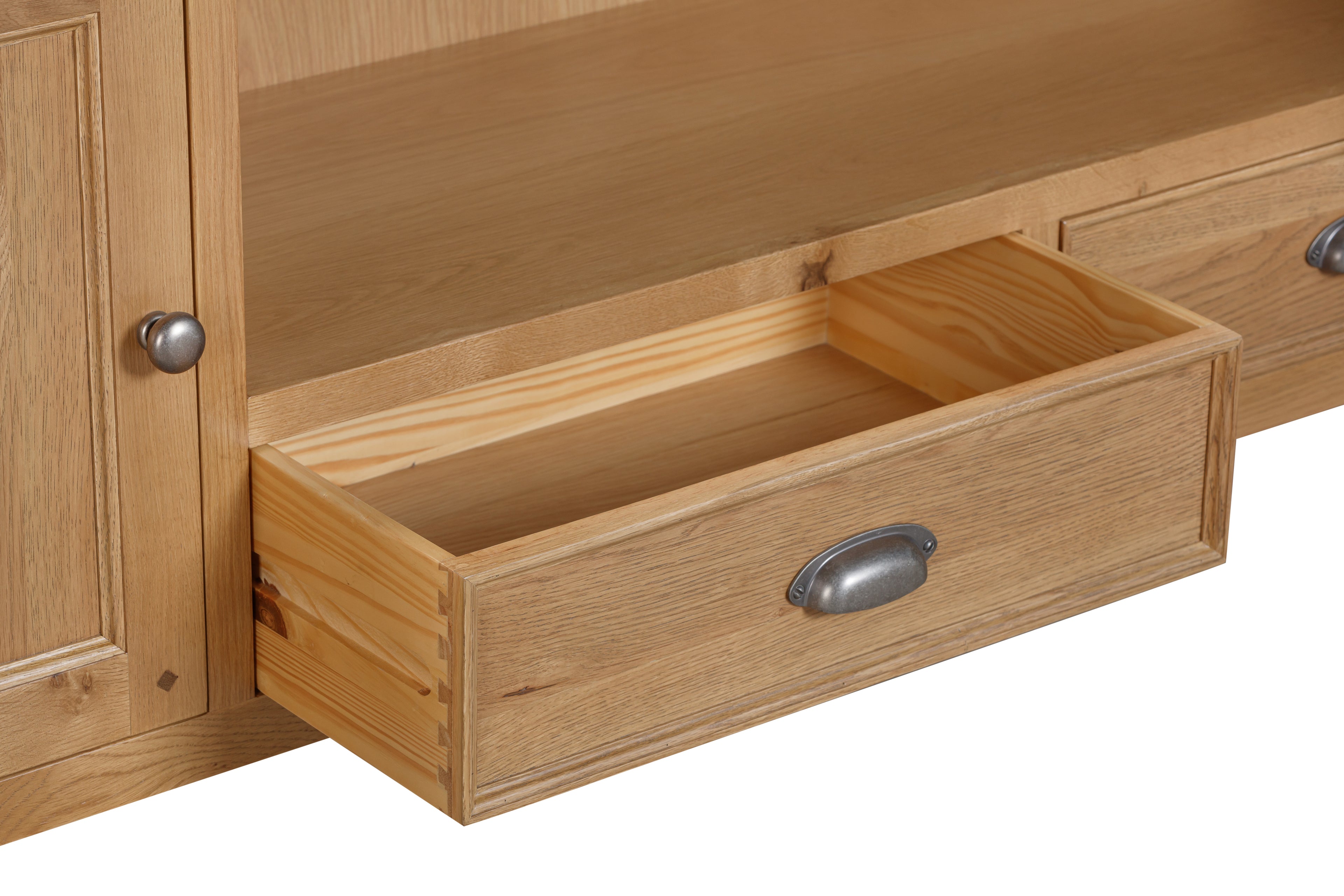160-12 Kingsbury Oak Extra Large TV Unit (base only)