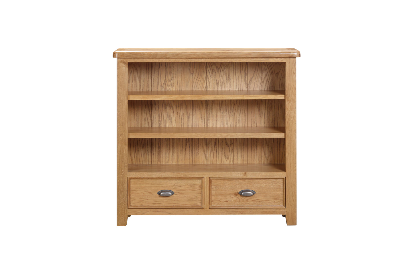 160-15 Kingsbury Oak Low Bookcase