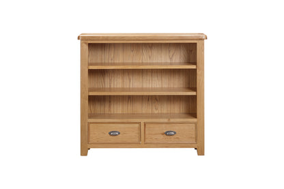 160-15 Kingsbury Oak Low Bookcase