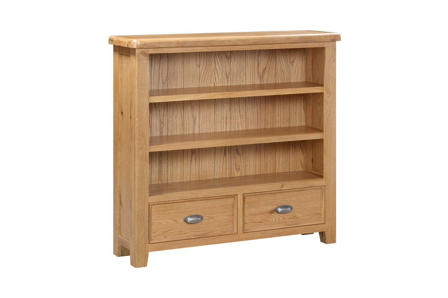 160-15 Kingsbury Oak Low Bookcase