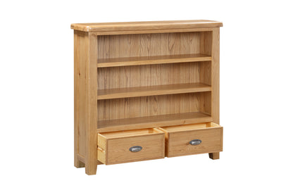 160-15 Kingsbury Oak Low Bookcase