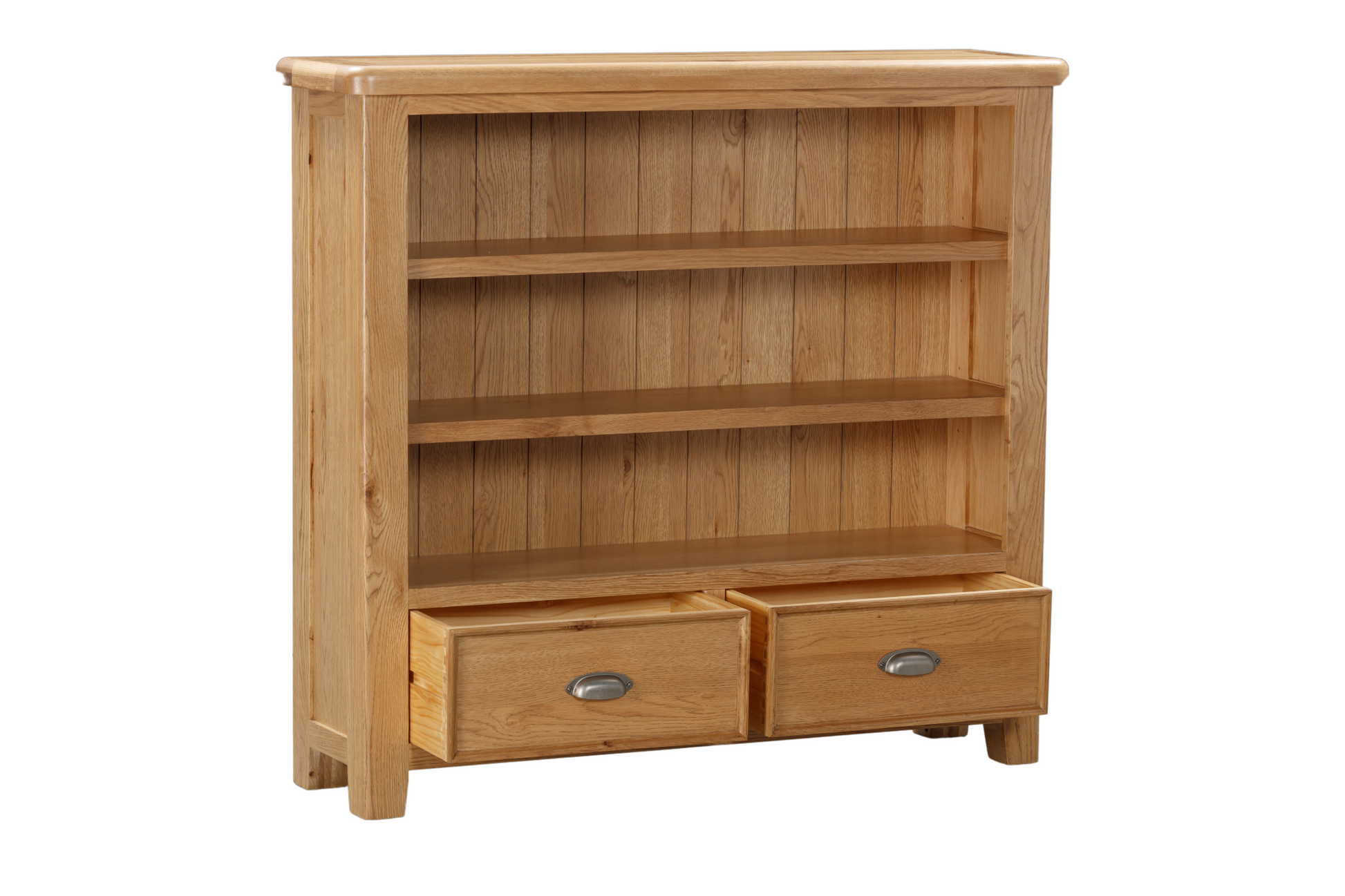 16015 Kingsbury Oak Low Bookcase Papaya Trading