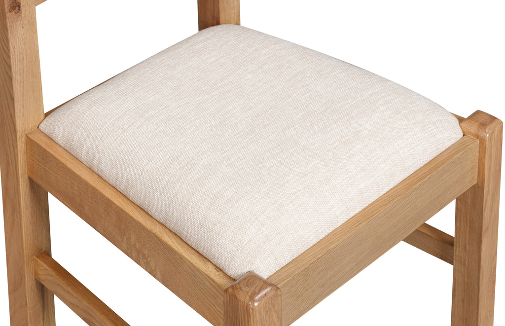 160-26 Kingsbury Oak Cross Back Chair