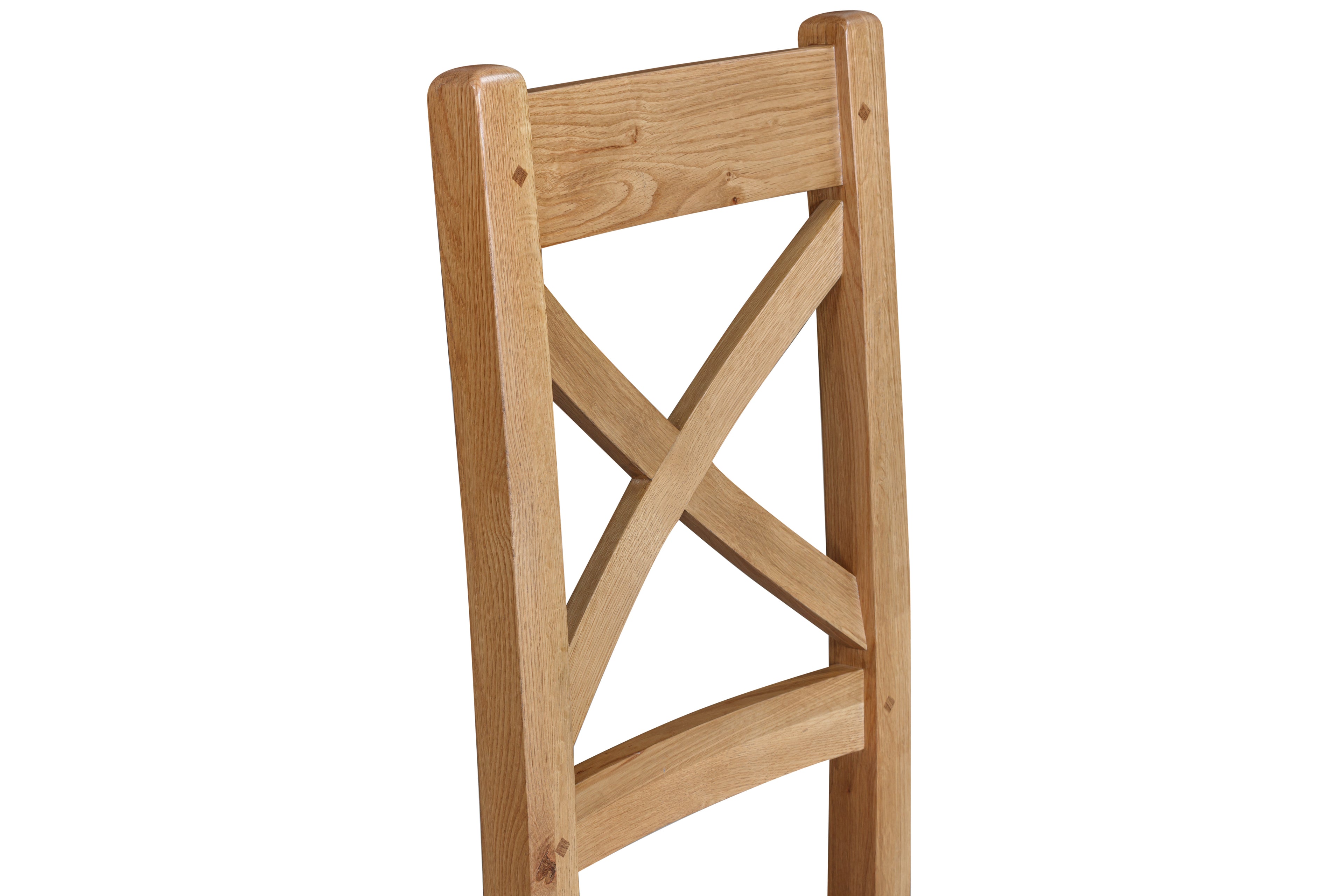 160-26 Kingsbury Oak Cross Back Chair