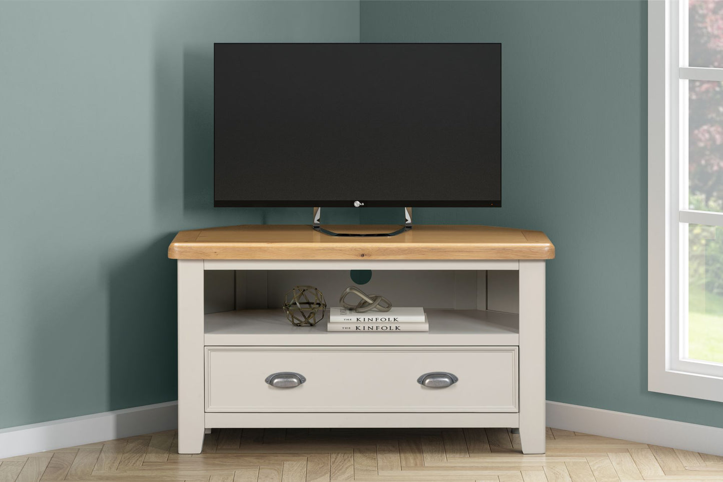 170-07 Kingsbury Painted Corner TV Unit