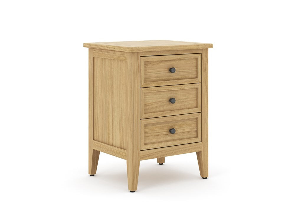 200-18 Malmo 3 Drawer Bedside