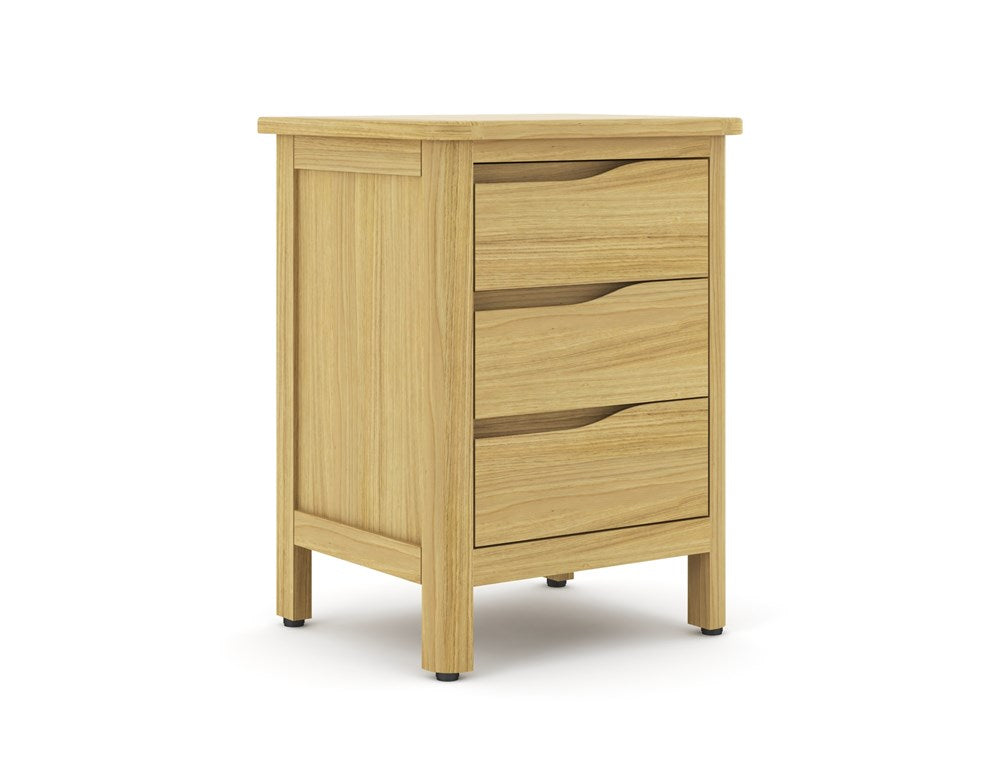 210-18 Hexham 3 Drawer Bedside