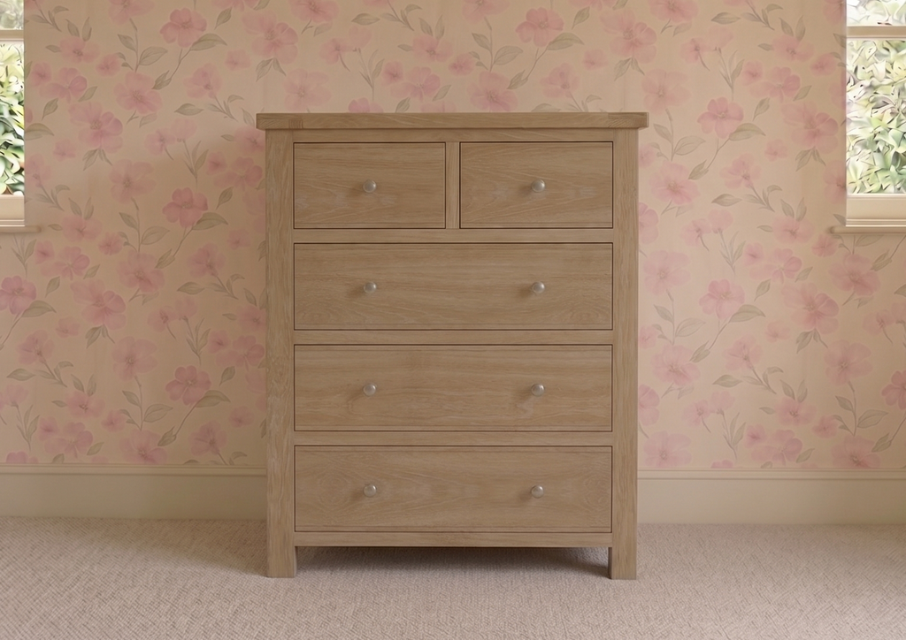 144-02 Foxington Oak 2 Over 3 Chest