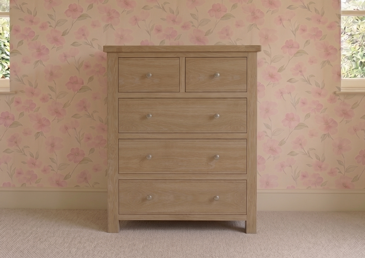 144-02 Foxington Oak 2 Over 3 Chest