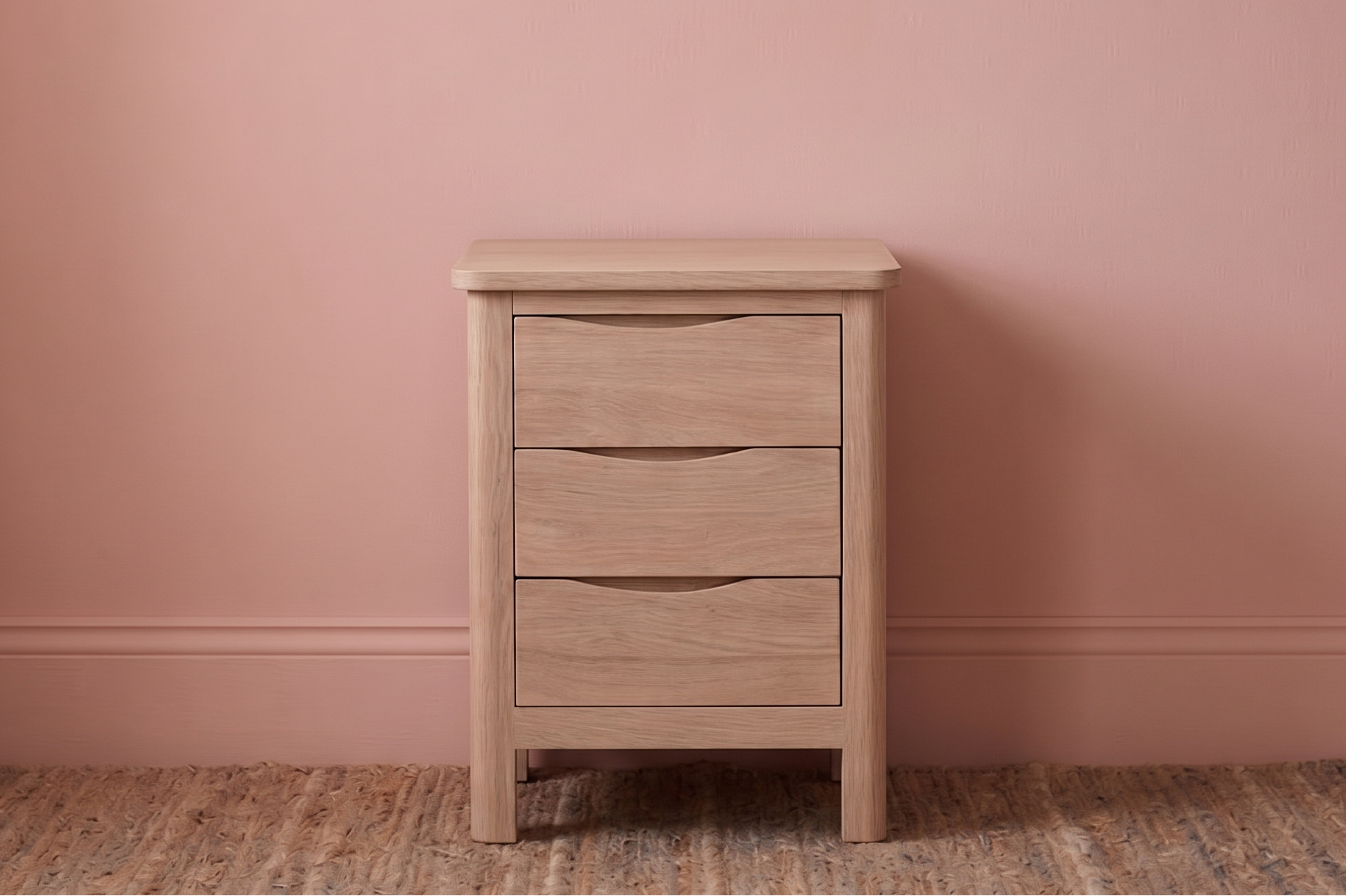 210-18 Hexham 3 Drawer Bedside