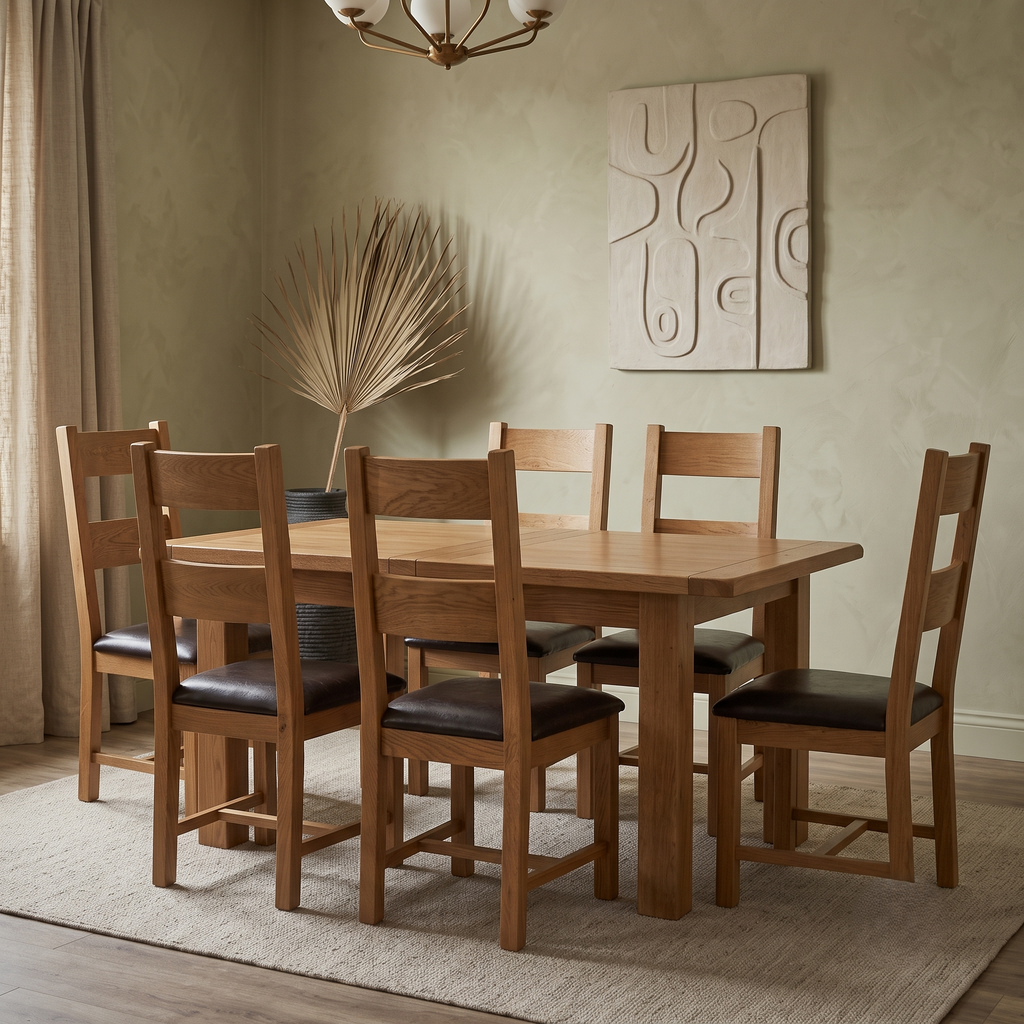 25-46 Shrewsbury 132/198cm Dining Table