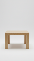 Minimalist Solid Oak Dining Table