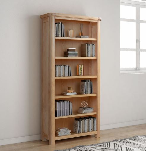 110-05 Chatsworth Oak 180cm Bookcase