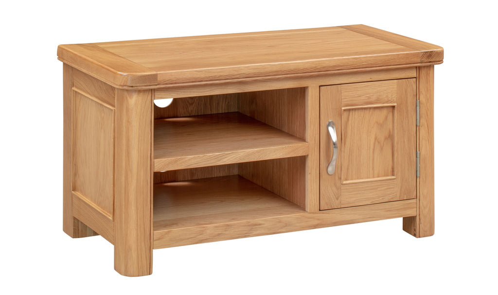 110-07 Chatsworth Oak Small TV Unit