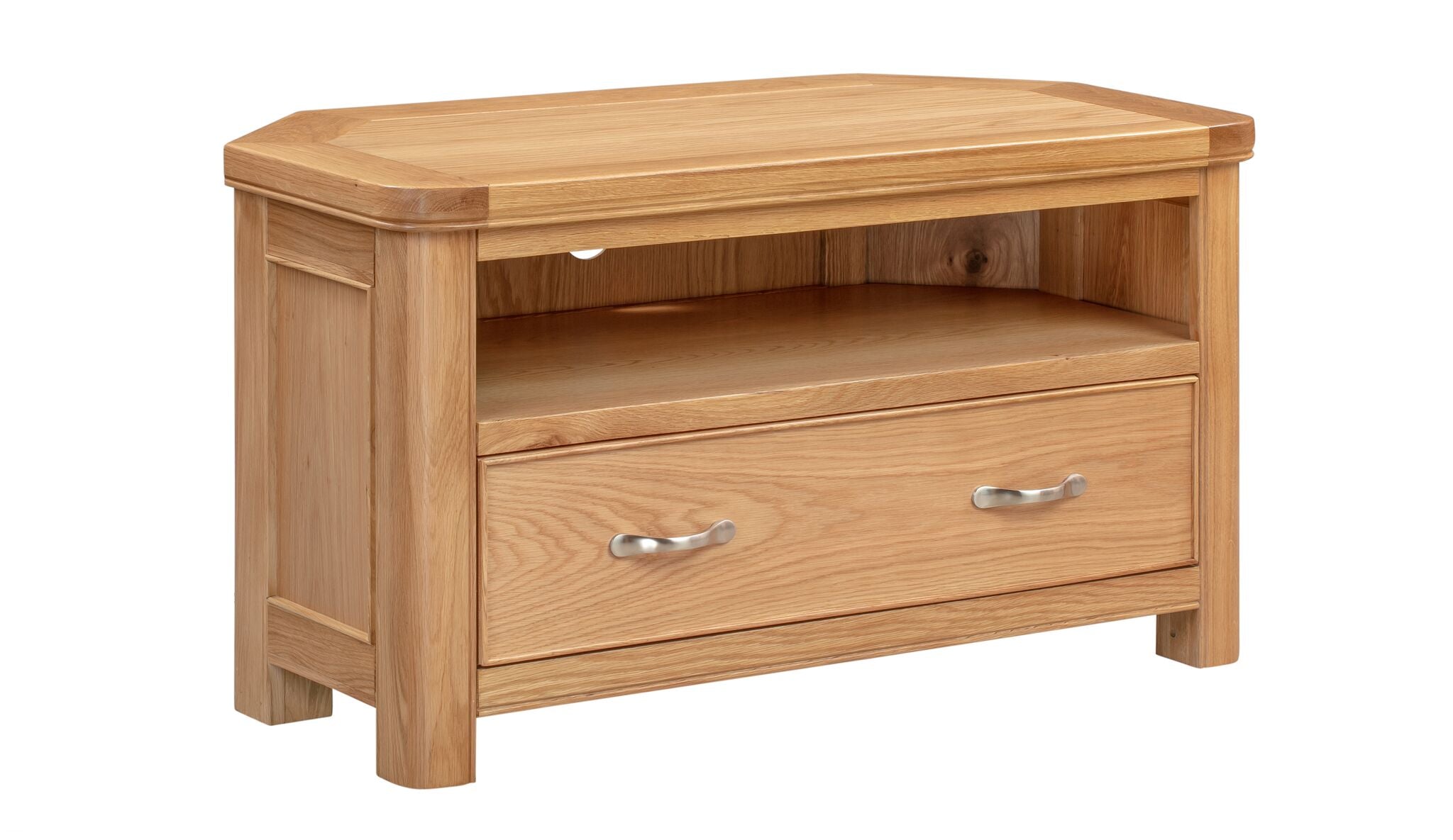 110-09 Chatsworth Oak Corner TV Unit