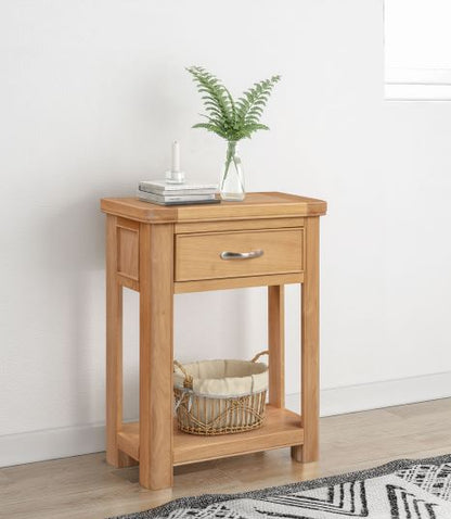 110-14 Chatsworth Oak Small Console Table