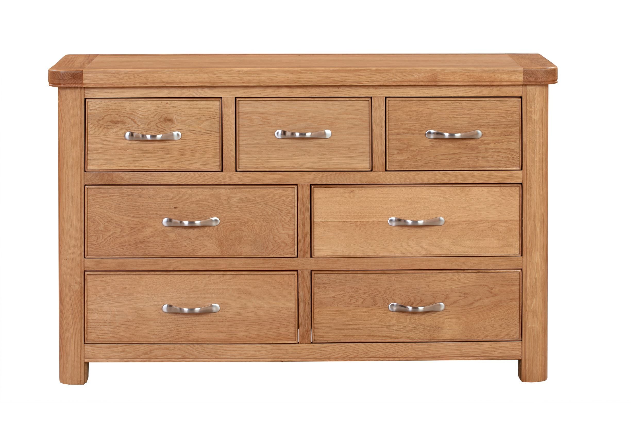 110-21 Chatsworth Oak 3 Over 4 Chest of Drawers