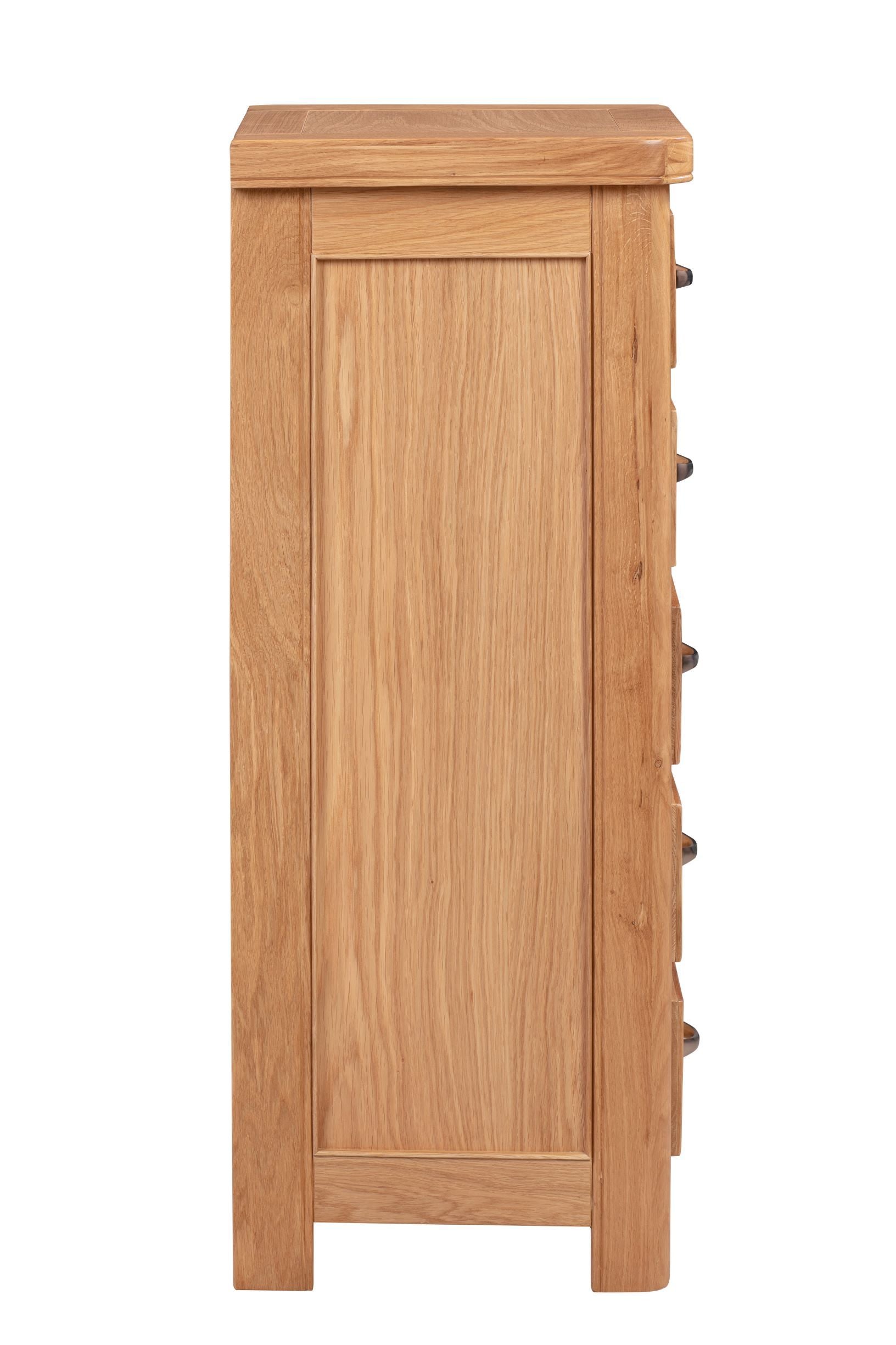 110-22 Chatsworth Oak Tall Chest with 5 Drawers