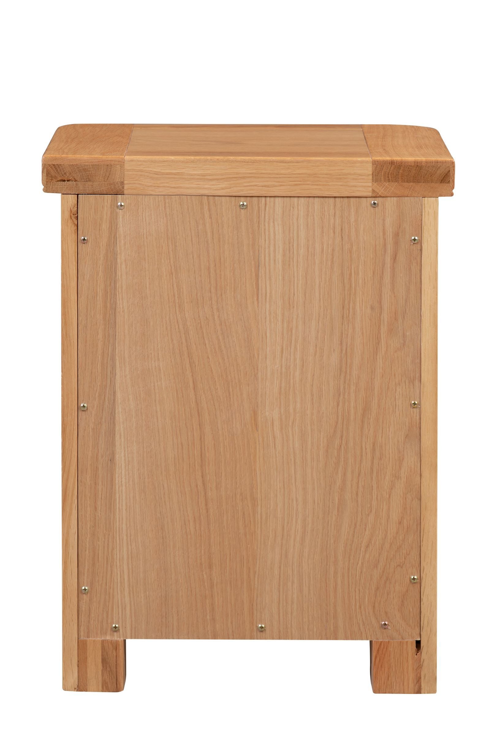 110-23 Chatsworth Oak Bedside Cabinet