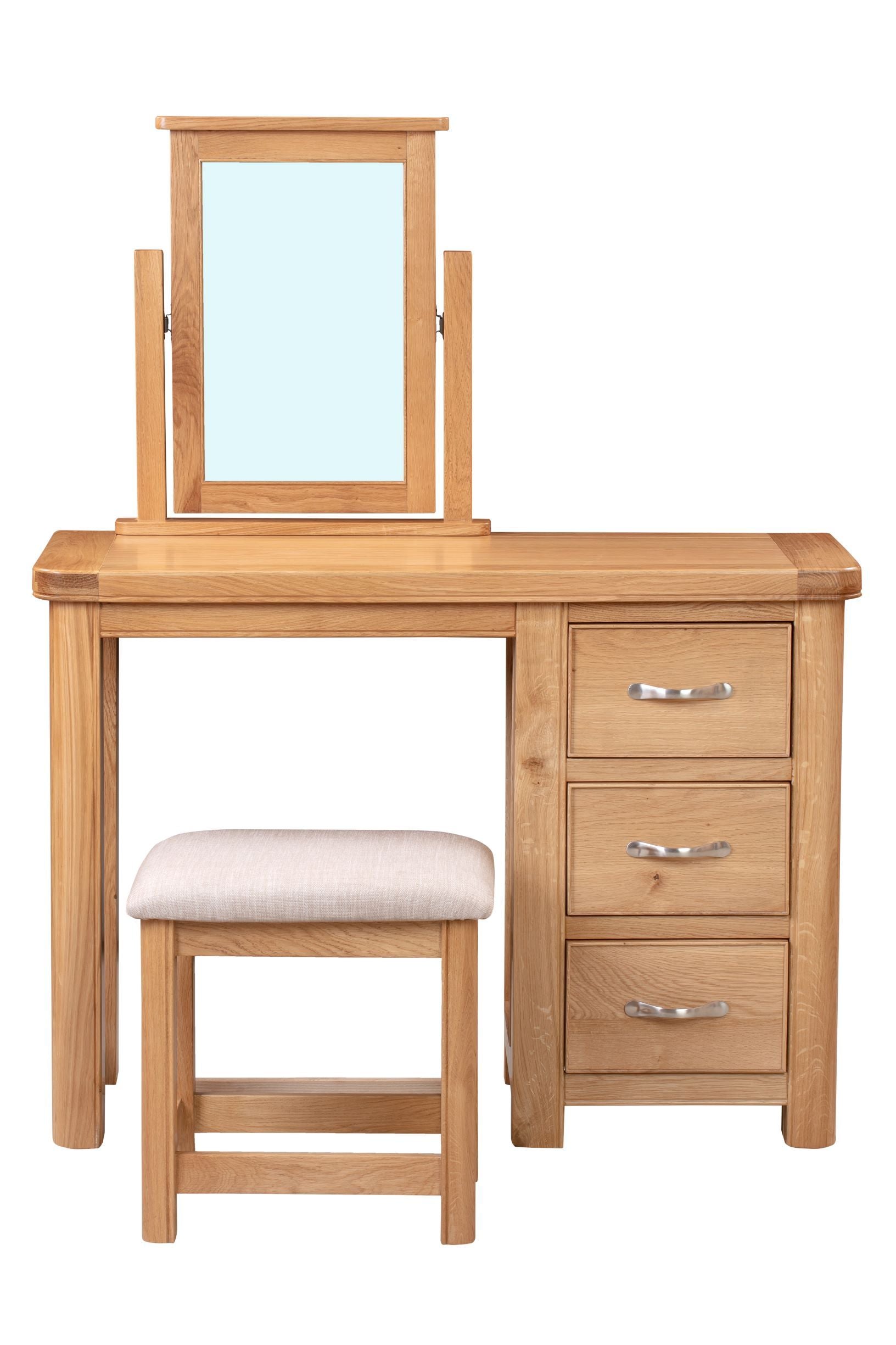 110-51 Chatsworth Oak Dressing Table Set