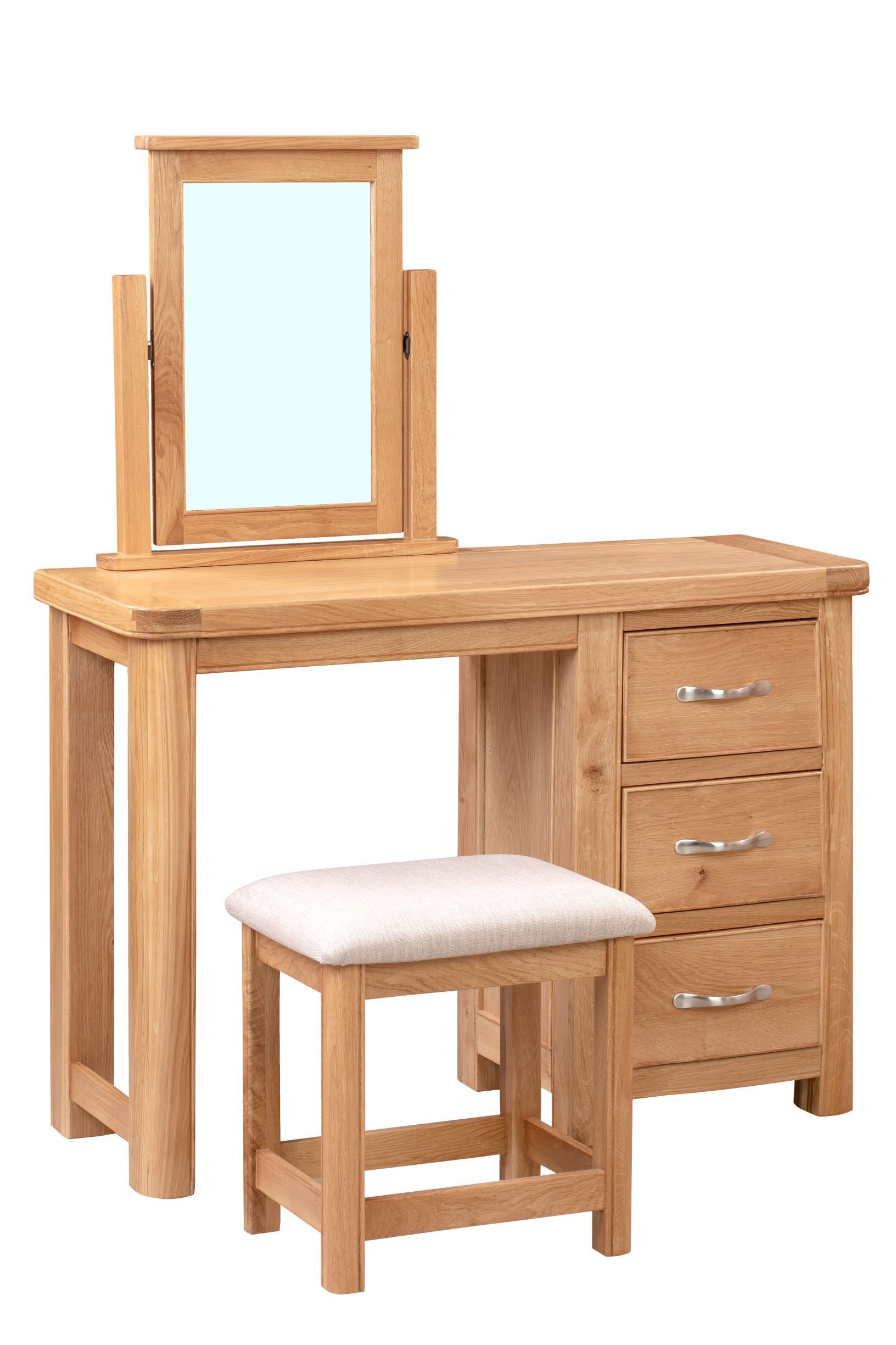 110-51 Chatsworth Oak Dressing Table Set