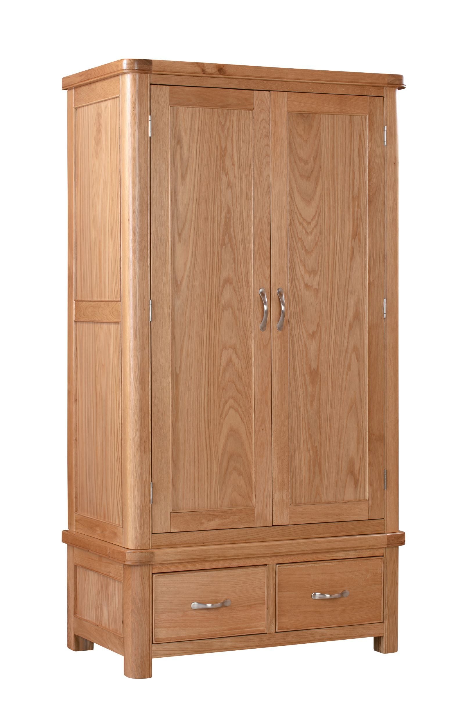 110-28 Chatsworth Oak Double Wardrobe