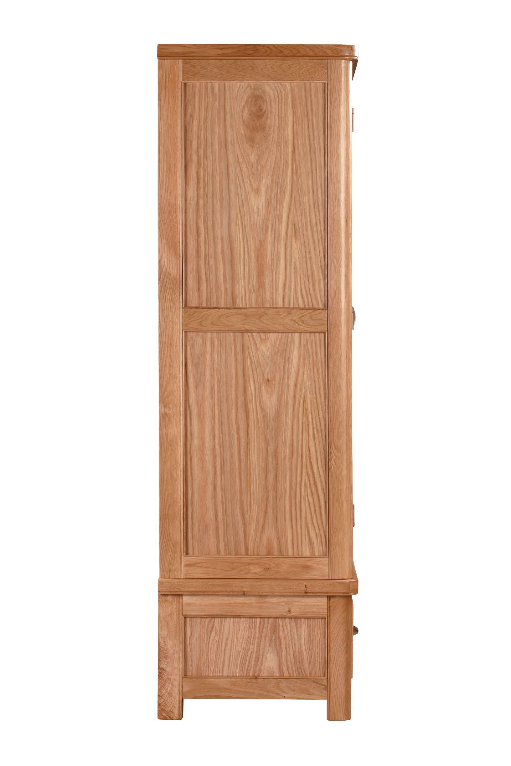 110-28 Chatsworth Oak Double Wardrobe