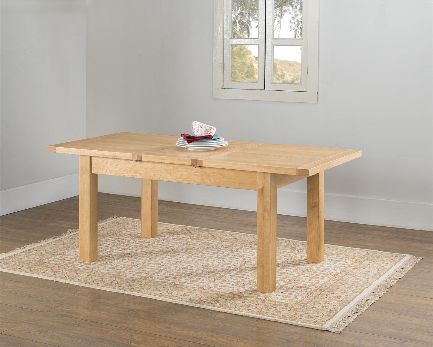 58-23 Valencia 150/195cm Butterfly Ext Dining Table