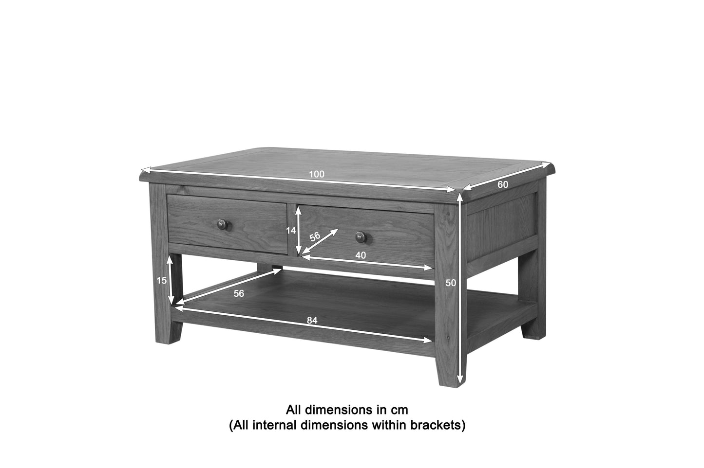 25-02 Shrewsbury Coffee Table with Drawers