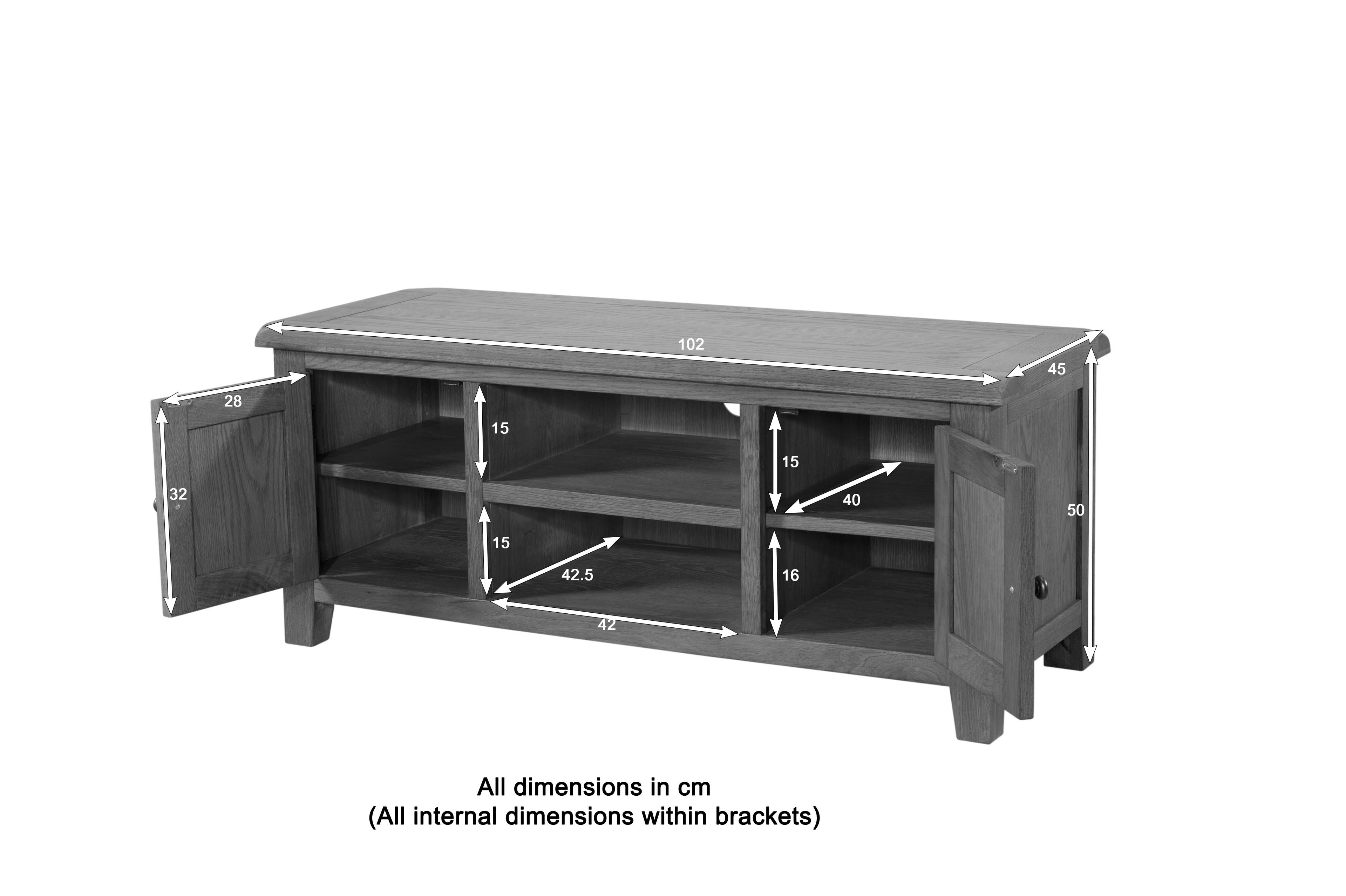 25-07 Shrewsbury Large TV Unit