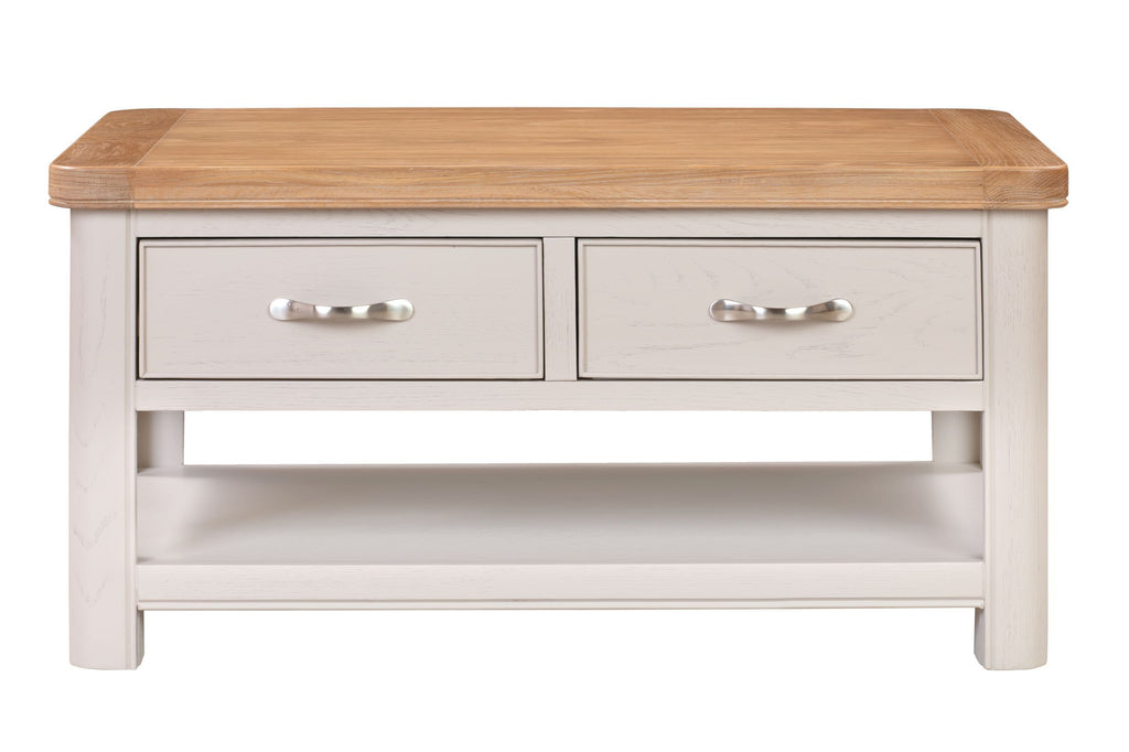 84-06 Chatsworth Painted Coffee Table with Drawers