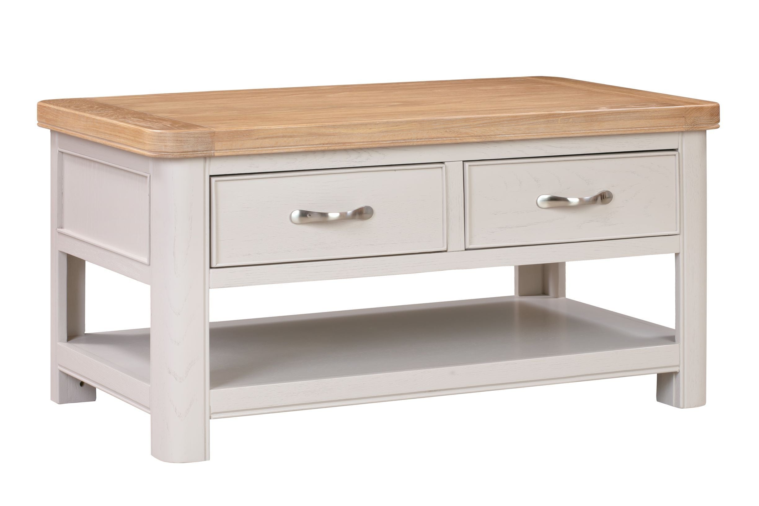 84-06 Chatsworth Painted Coffee Table with Drawers