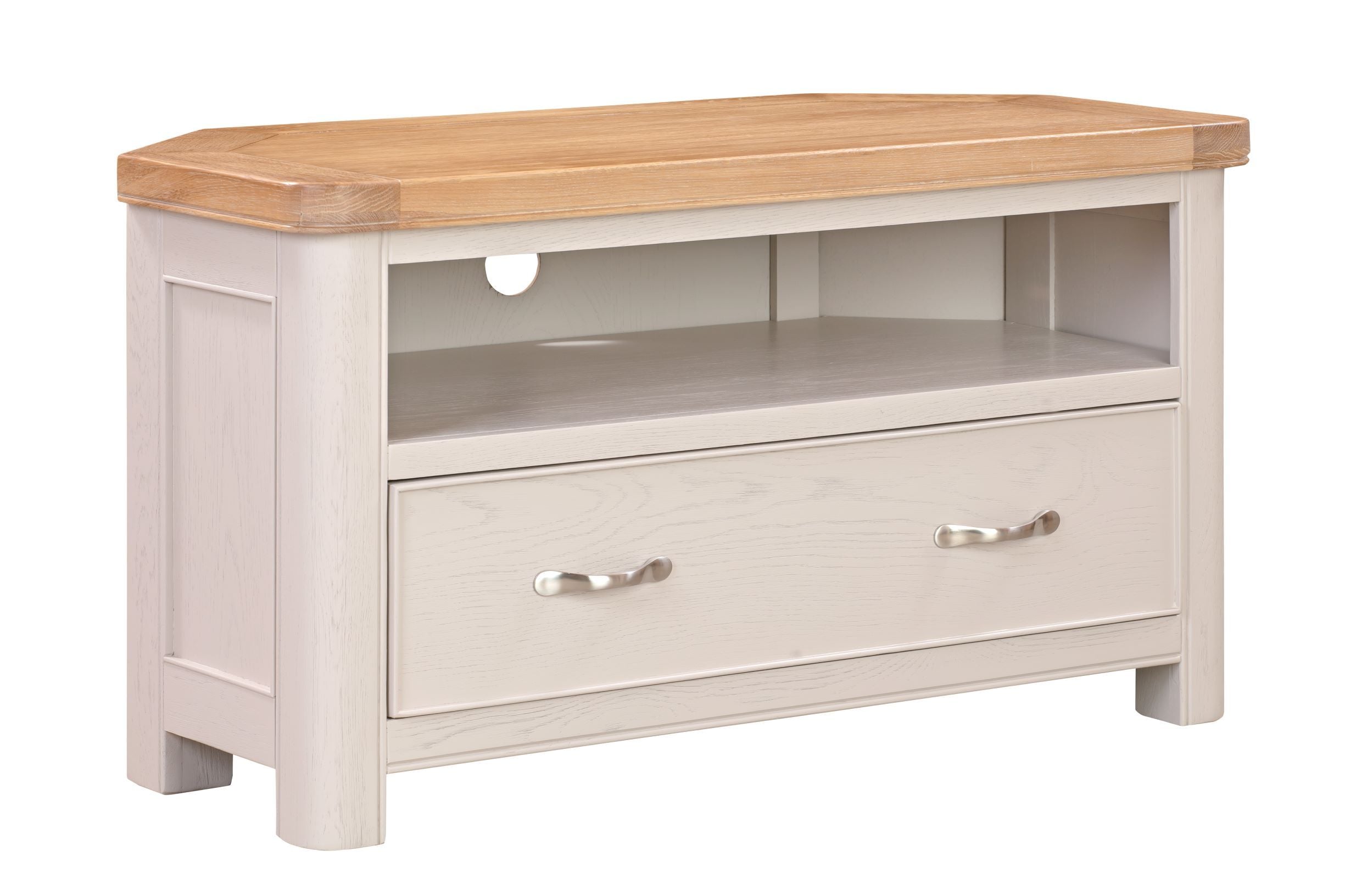 84-09 Chatsworth Painted Corner TV Unit